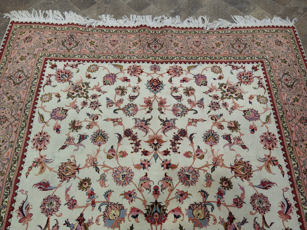 6 x 10 Fancy Rug wool & Silk 400 KPSI #5059