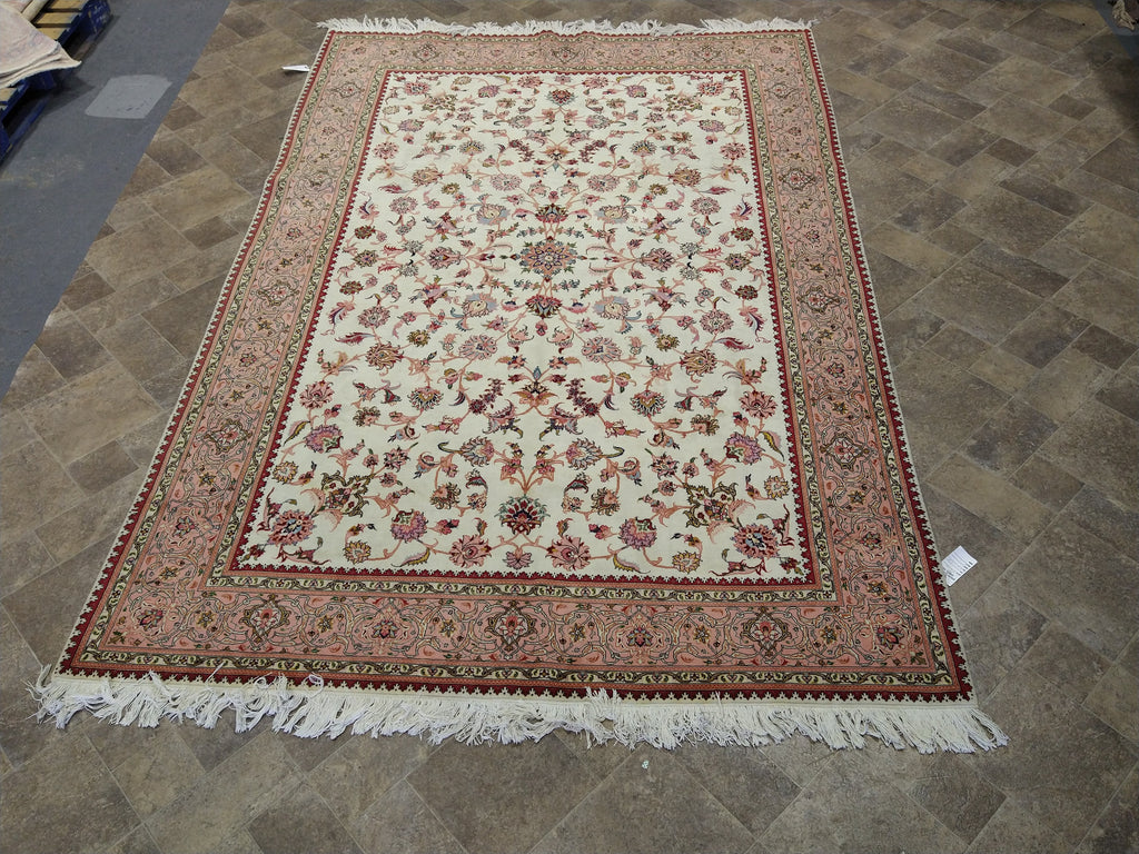 6 x 10 Fancy Rug wool & Silk 400 KPSI #5059
