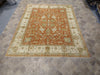 Load image into Gallery viewer, 10 x 8 ANTIQUE CORAL Quality Wool Handmade Rug #5079