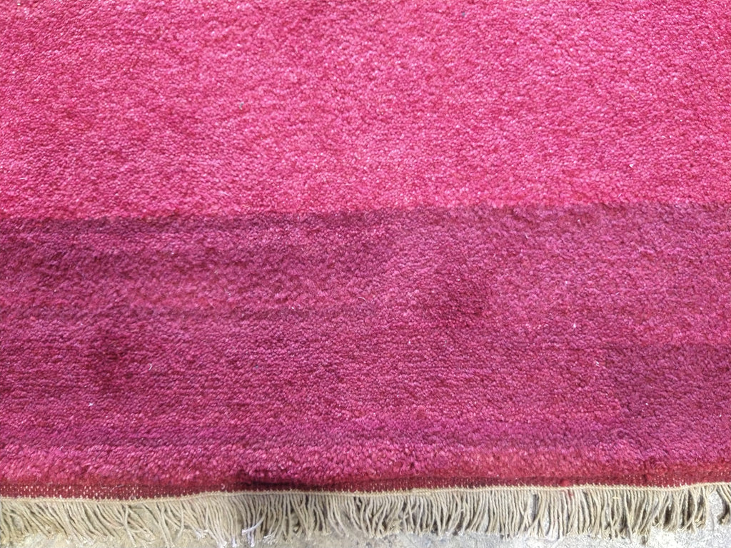 5 x 6 CLEARANCE SALE Handmade Wool SOLID RED GABBEH CONTEMPORARY RUG #5316
