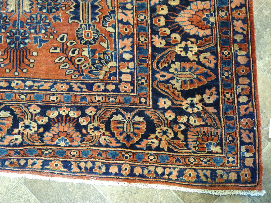 7 x 11 ANTIQUE PERSIAN SAROUK Grandma RUG #5326