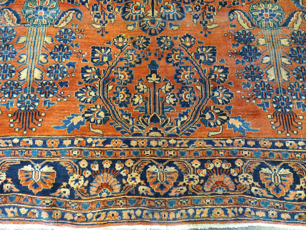 7 x 11 ANTIQUE PERSIAN SAROUK Grandma RUG #5326