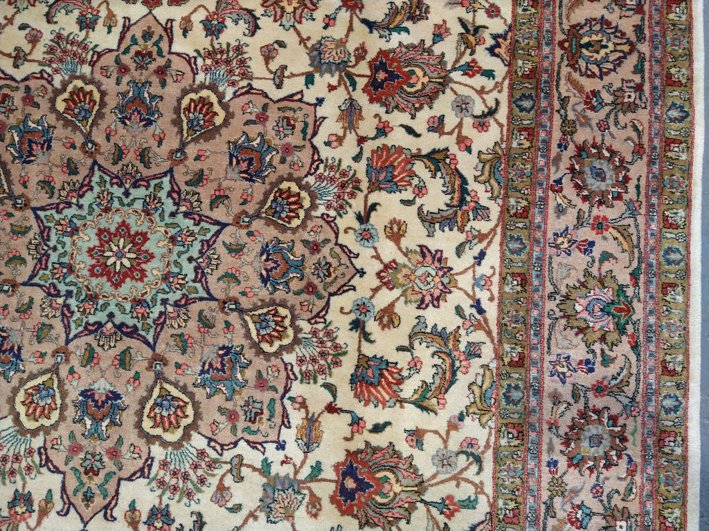 6 x 10 Authentic Quality Persian Tabriz High Quality Rug 400 KPSI Wool and Silk #5340