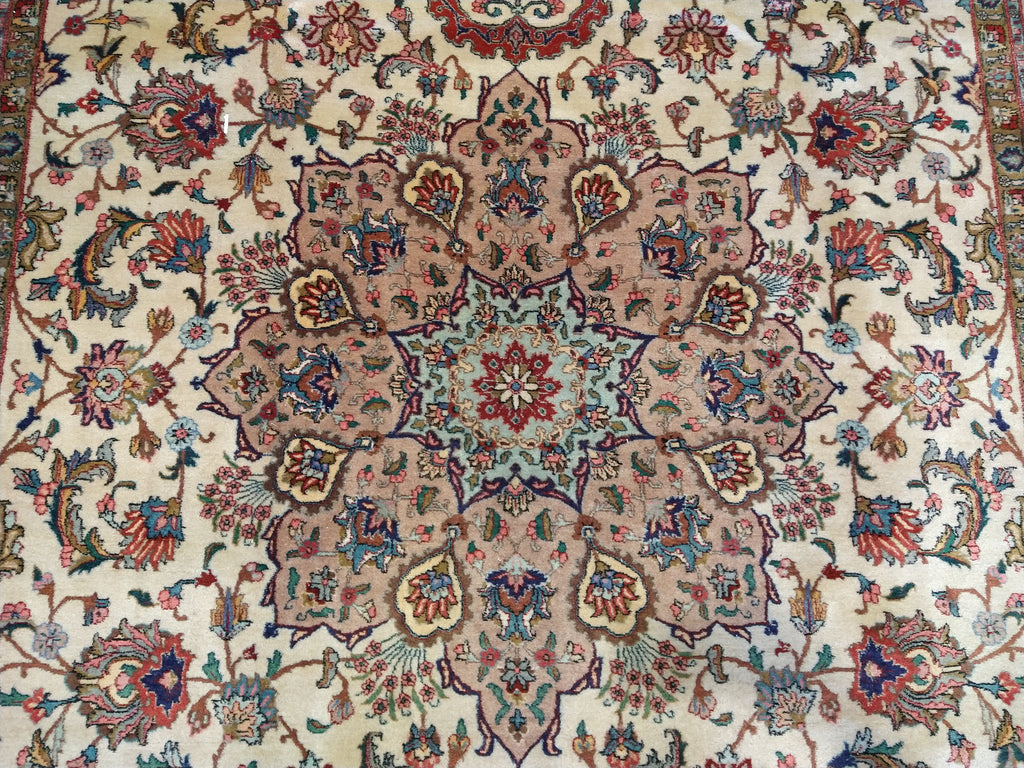 6 x 10 Authentic Quality Persian Tabriz High Quality Rug 400 KPSI Wool and Silk #5340
