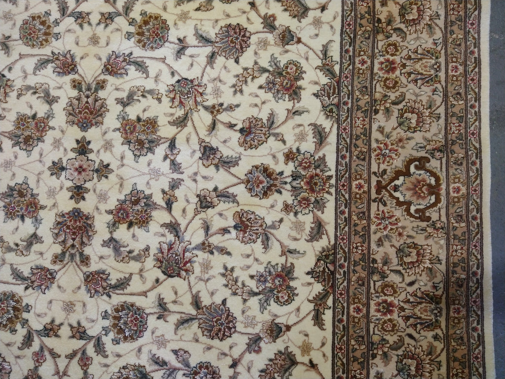 6 x 9 Wool and Silk Fine Rug HAPPY COLORS #5347