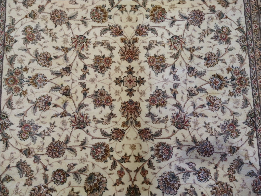 6 x 9 Wool and Silk Fine Rug HAPPY COLORS #5347