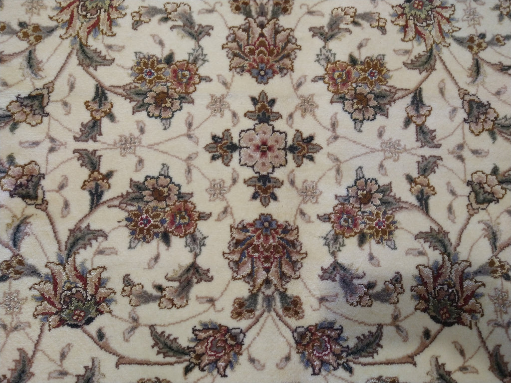 6 x 9 Wool and Silk Fine Rug HAPPY COLORS #5347