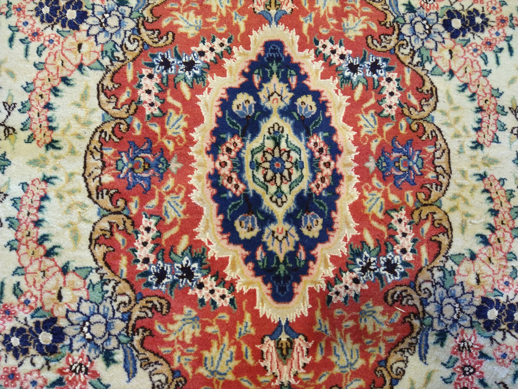 5 x 8 Fine Persian Tabriz Rug Wool Silk #5348