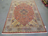 Load image into Gallery viewer, 7 x 10 Fine Weave Persian Tabriz Rug CORAL 400 KPSI #5349