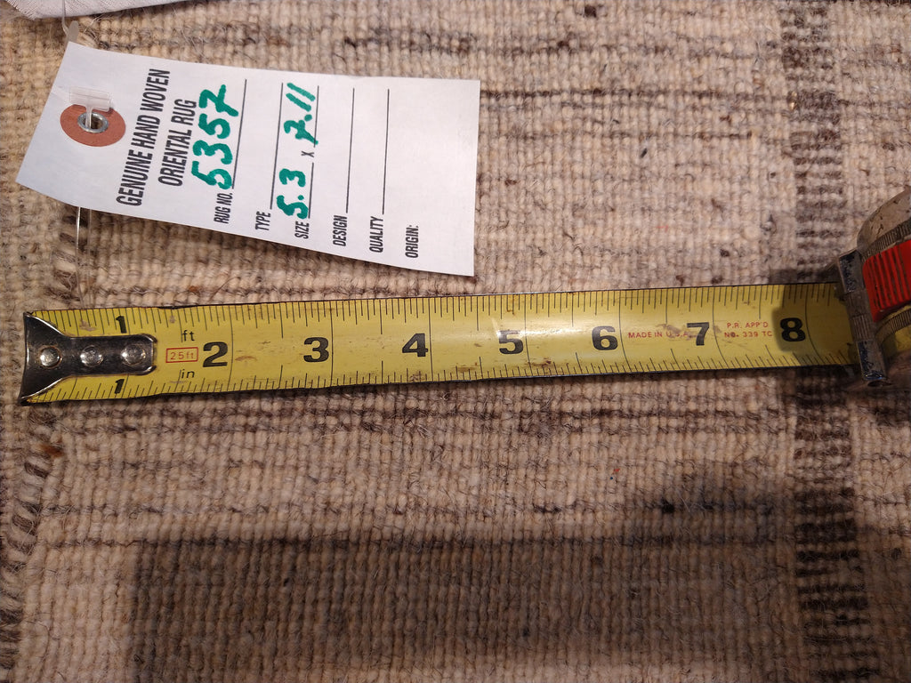 5 x 8 CLEARANCE SALE Modern Flat weave Kilim double sided Rug Natural Wool #5357