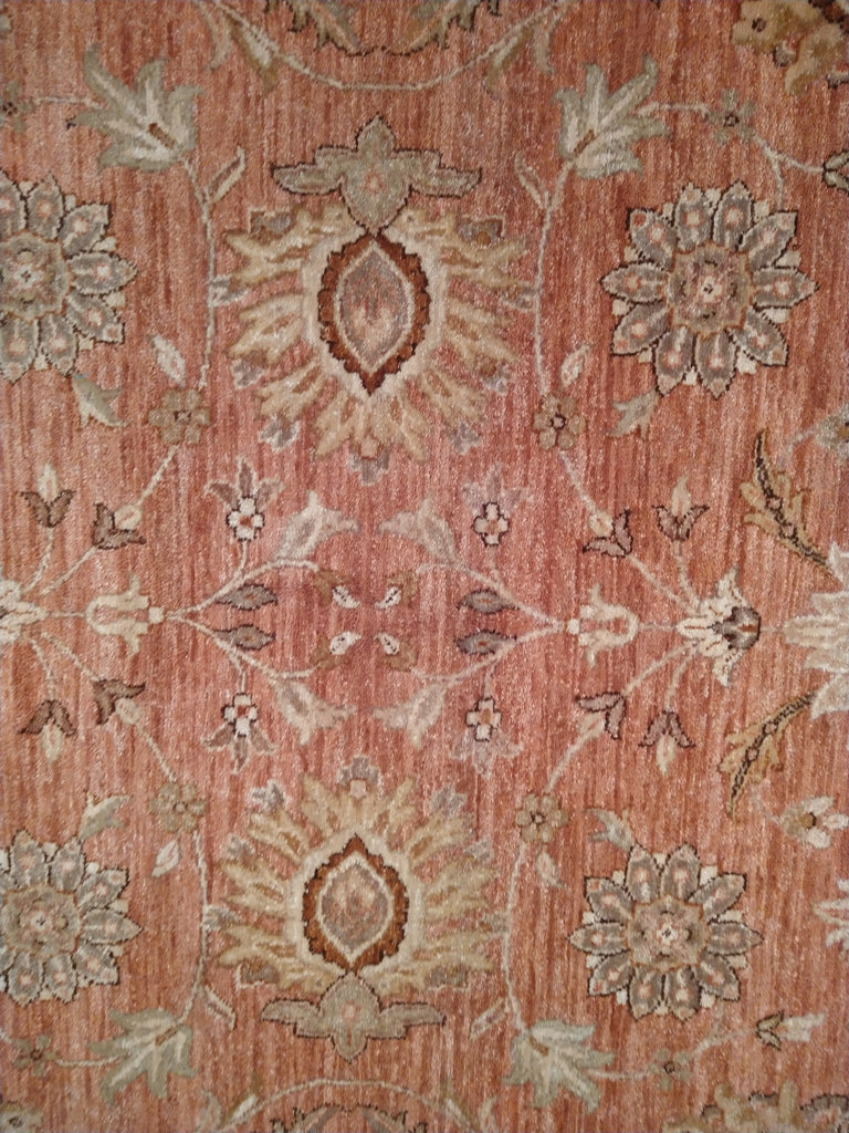 5 x 9 Oushak Chobi Zigler Rug Warm soft CORAL #5367