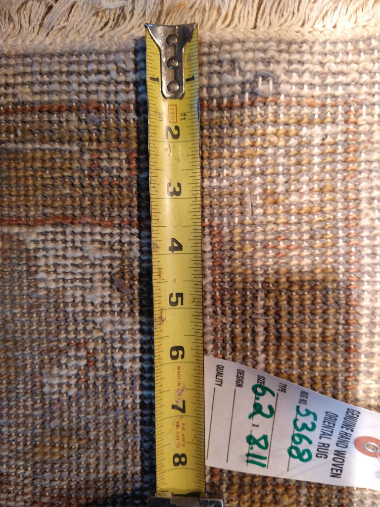 6 x 9 NEW OUSHAK RUG EARTH TONE #5368