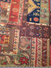 Load image into Gallery viewer, 7 x 11 Patch work Rug Natural Wool Multi colors #5372