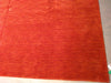 Load image into Gallery viewer, 9.3 x 12.2 CONTEMPORARY HANDMADE SOFT WOOL RUG SOLID CORAL RED F-5380