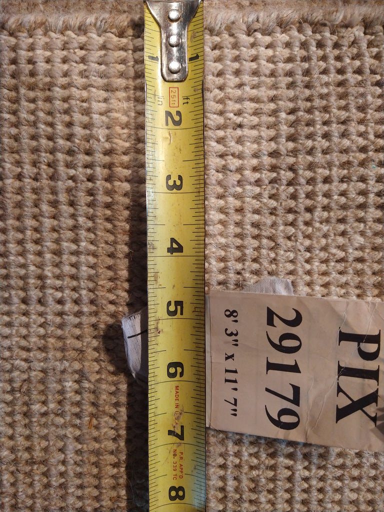 8.3 x 11.7 Modern Caramel Beige Handmade Rug 29179