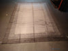 Load image into Gallery viewer, 9.1 x 12.1 Contemporary beige Brown Plain Field Handmade Wool Rug F-5383