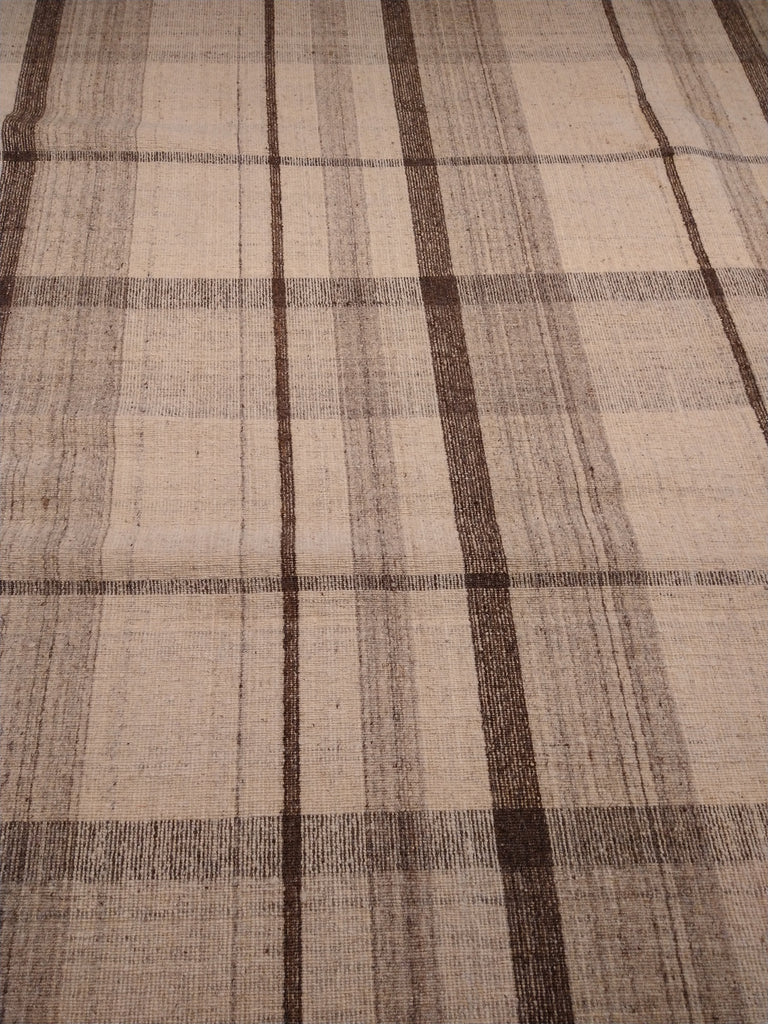 7.10 x 9.10 Flat weave Hand-knotted Carpet Double Sided natural Wool Kilim Carpet F-5384