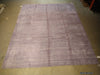 Load image into Gallery viewer, 8.3 x 9.10 Solid One Color Purple LavenderModern Handmade Wool Rug F-5391
