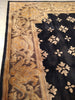 Load image into Gallery viewer, 8&#39; x 10&#39; Contemporary Handmade Tibbet Wool Rug BLACK &amp; Gold #5411