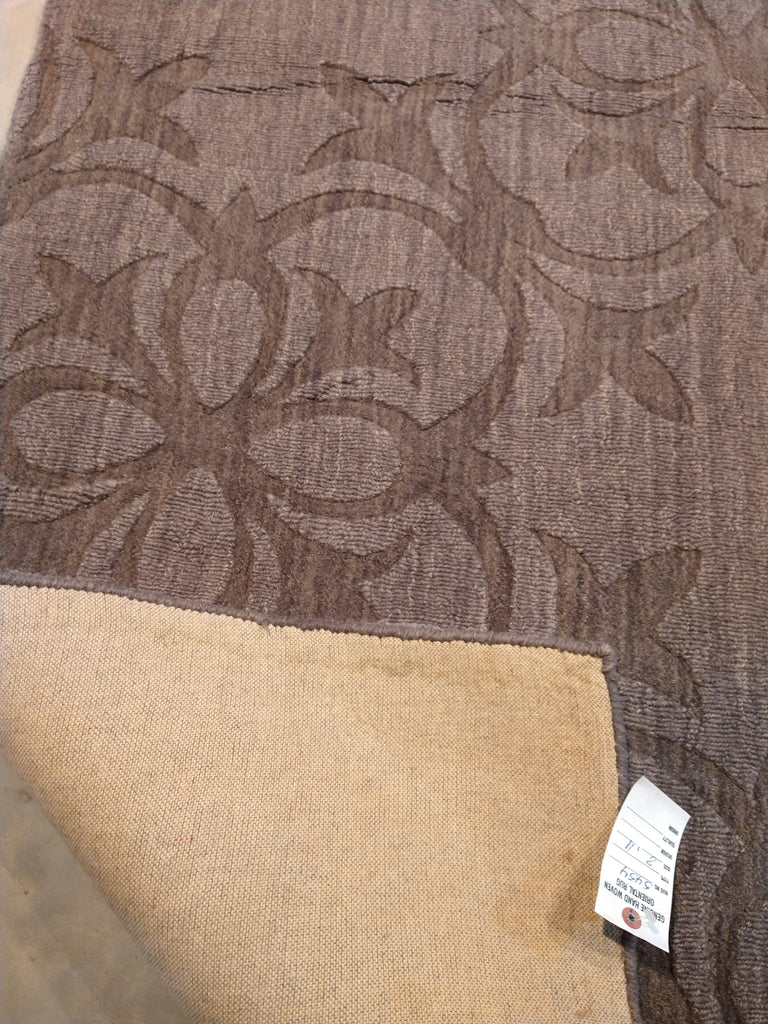 8 x 11 Modern Khaki Brown Rug- Neutral Contemporary Carpet #5454