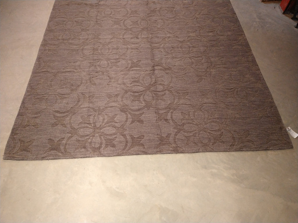 8 x 11 Modern Khaki Brown Rug- Neutral Contemporary Carpet #5454