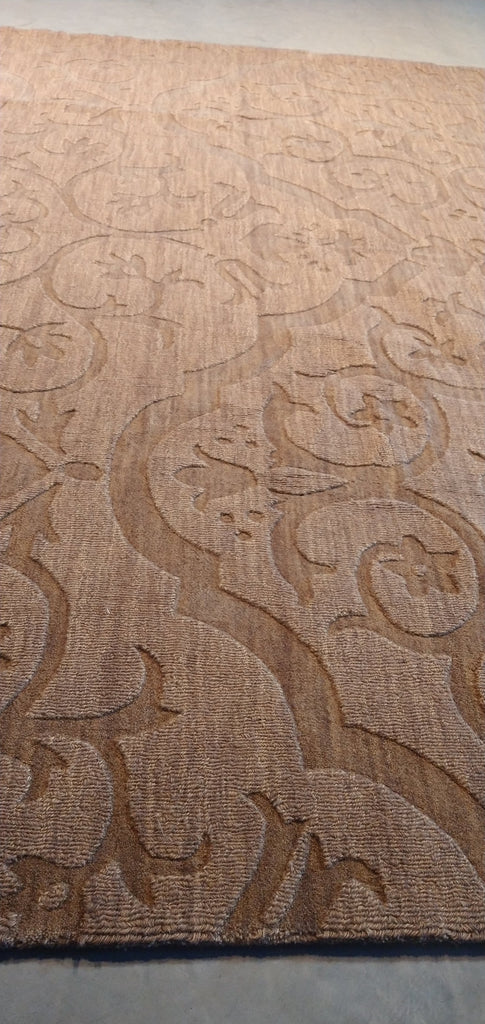 8 x 11 Contemporary Wool Rug Raised Wool Pile #5474