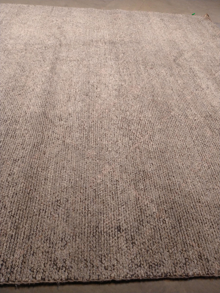 6 x 9 MODERN HANDMADE RUG LIGHT GRAY #5490