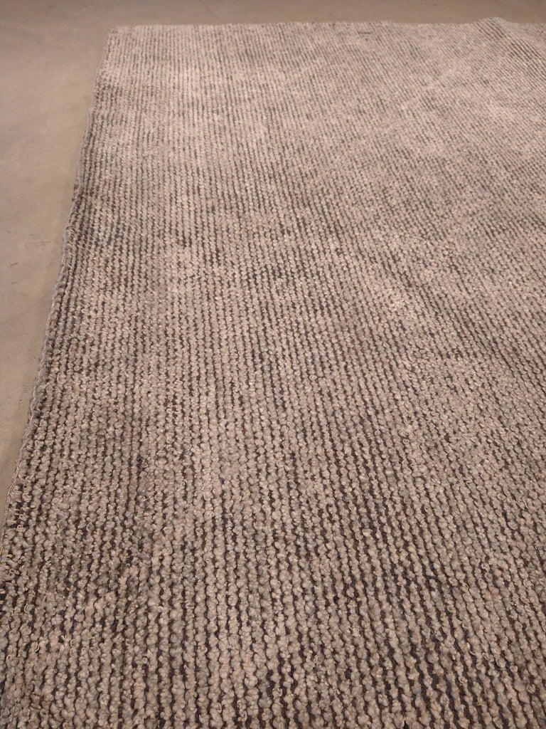 6 x 9 MODERN HANDMADE RUG LIGHT GRAY #5490
