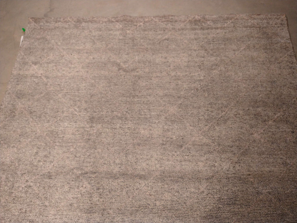 6 x 9 MODERN HANDMADE RUG LIGHT GRAY #5490