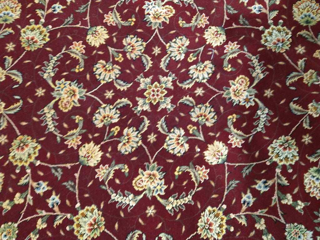 8.2 x 8.1 ROUND Wool and Silk high Quality Hand-knotted Rug #PIX-16646