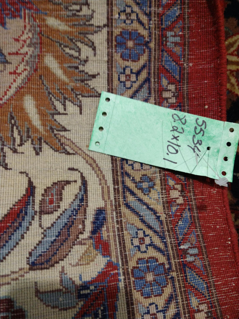 8' x 10' Fine Silky Wool Bijar Fine Quality Handmade Rug 240 KPSI F-5534