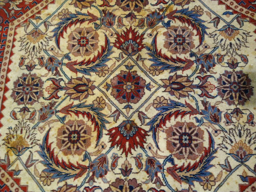 8' x 10' Fine Silky Wool Bijar Fine Quality Handmade Rug 240 KPSI F-5534