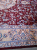 Load image into Gallery viewer, 6.6 x 9.10 Burgundy Bamboo Silk Turkish Rug Elegant #F-5556