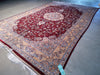Load image into Gallery viewer, 6.6 x 9.10 Burgundy Bamboo Silk Turkish Rug Elegant #F-5556
