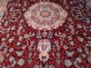 Load image into Gallery viewer, 6.6 x 9.10 Burgundy Bamboo Silk Turkish Rug Elegant #F-5556