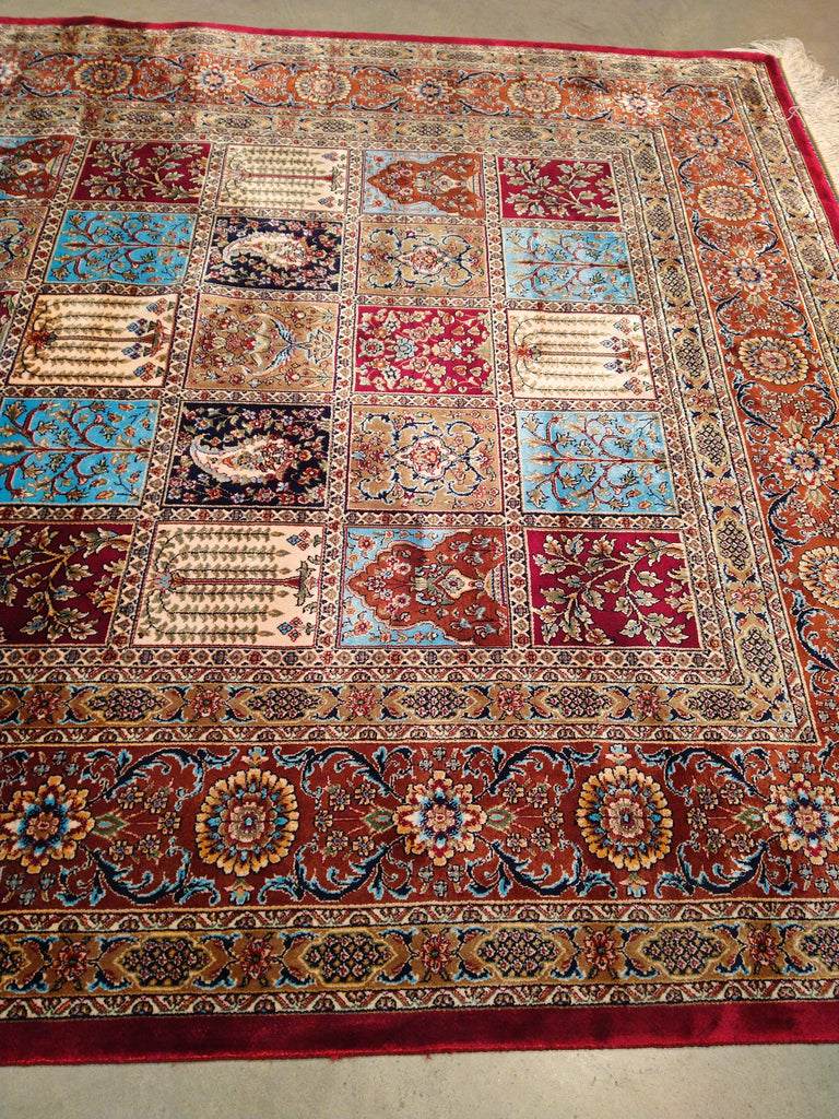 3' x 5' Turkish Baktiar Garden Silk rug   #F-5563