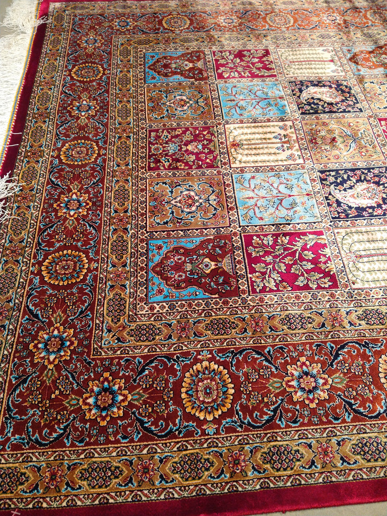3' x 5' Turkish Baktiar Garden Silk rug   #F-5563