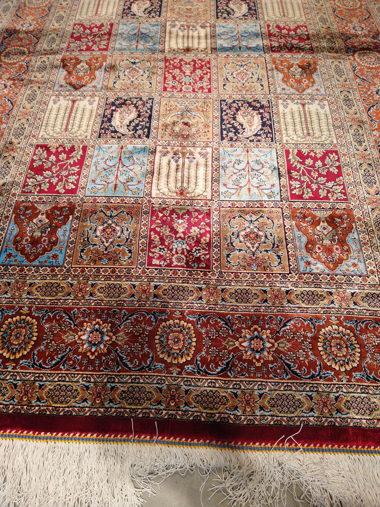 3' x 5' Turkish Baktiar Garden Silk rug   #F-5563