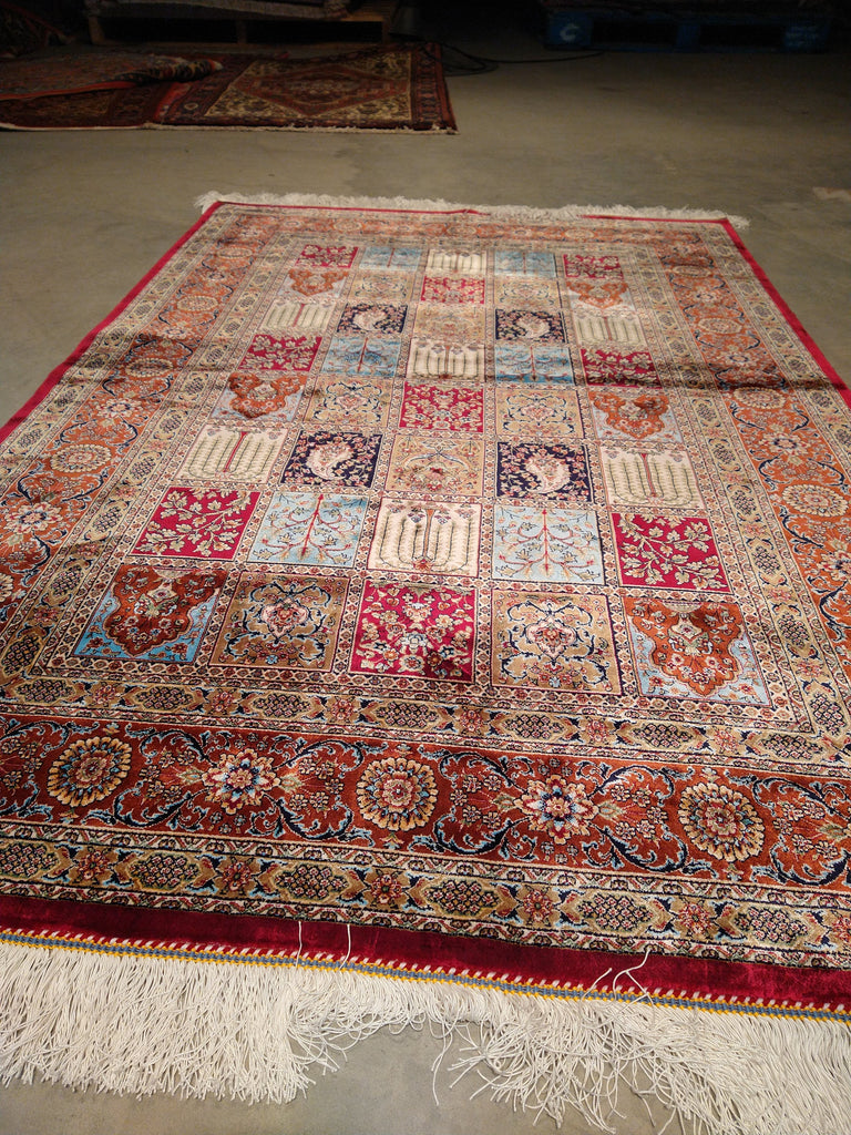 3' x 5' Turkish Baktiar Garden Silk rug   #F-5563