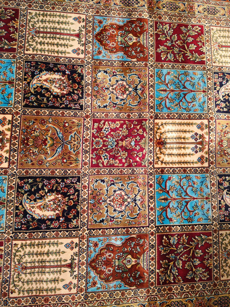 3' x 5' Turkish Baktiar Garden Silk rug   #F-5563