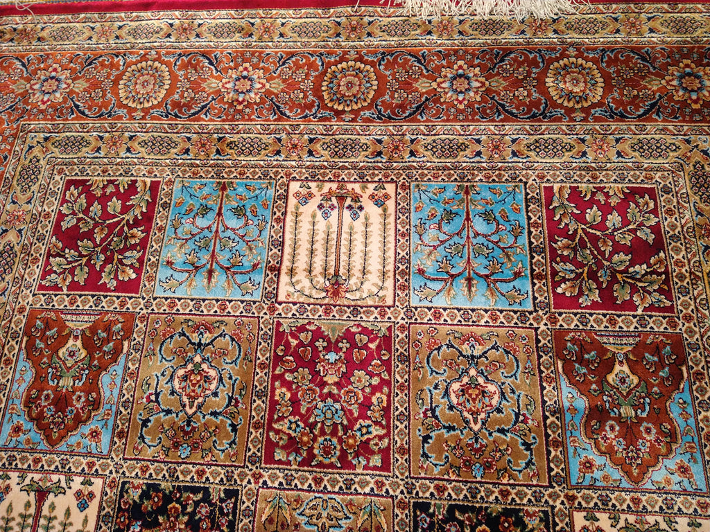 3' x 5' Turkish Baktiar Garden Silk rug   #F-5563