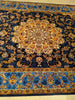 Load image into Gallery viewer, 8&#39; feet Turkish Silk Runner Dark Black Blue  #F-5564