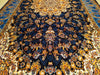Load image into Gallery viewer, 8&#39; feet Turkish Silk Runner Dark Black Blue  #F-5564