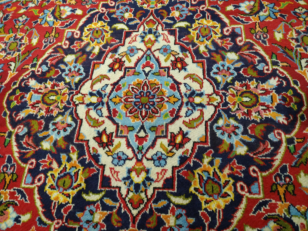 9.10 x 15.8 Persian Kashan Rug Classic Quality Carpet #F-5583