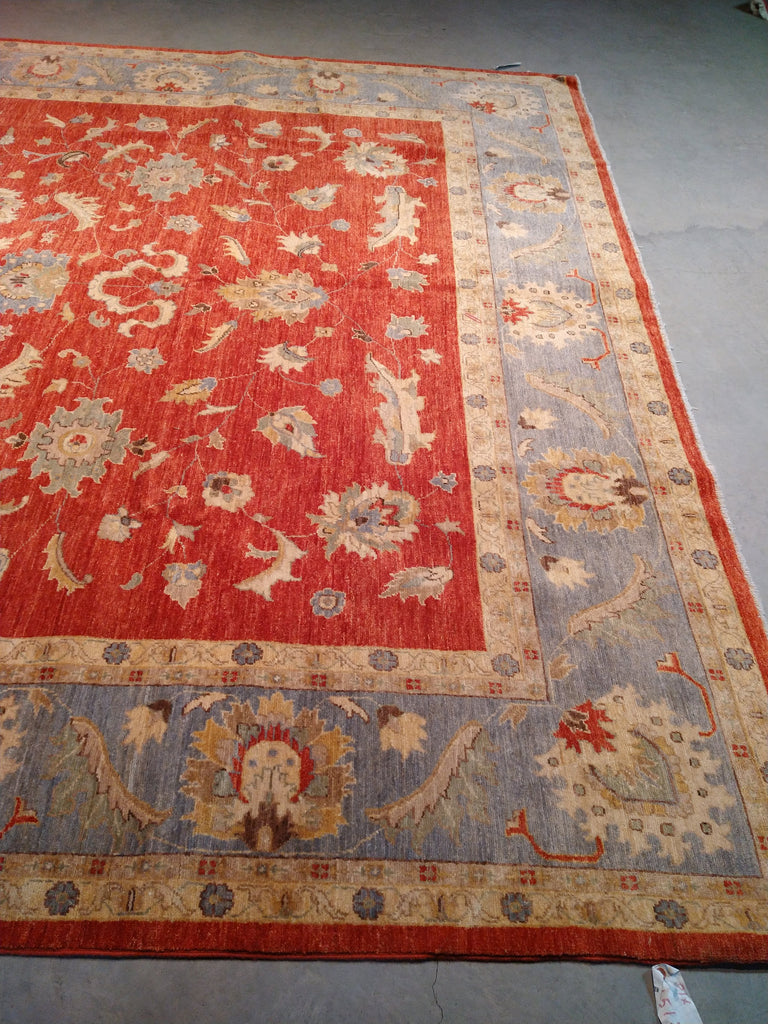 9.1 x 12.0 Lovely Quality Ziglar Chobi Peshawar Rug #PIX-15128