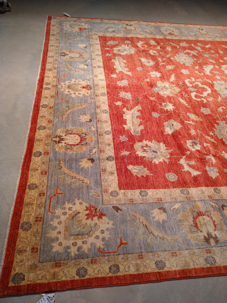 9.1 x 12.0 Lovely Quality Ziglar Chobi Peshawar Rug #PIX-15128