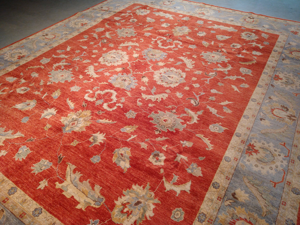 9.1 x 12.0 Lovely Quality Ziglar Chobi Peshawar Rug #PIX-15128