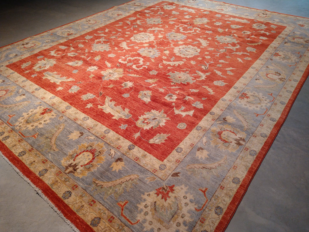 9.1 x 12.0 Lovely Quality Ziglar Chobi Peshawar Rug #PIX-15128