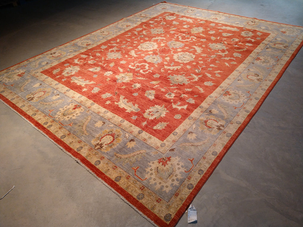 9.1 x 12.0 Lovely Quality Ziglar Chobi Peshawar Rug #PIX-15128