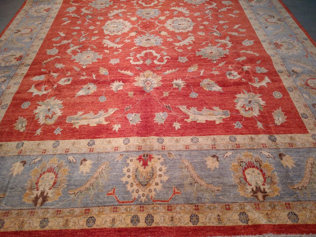 9.1 x 12.0 Lovely Quality Ziglar Chobi Peshawar Rug #PIX-15128